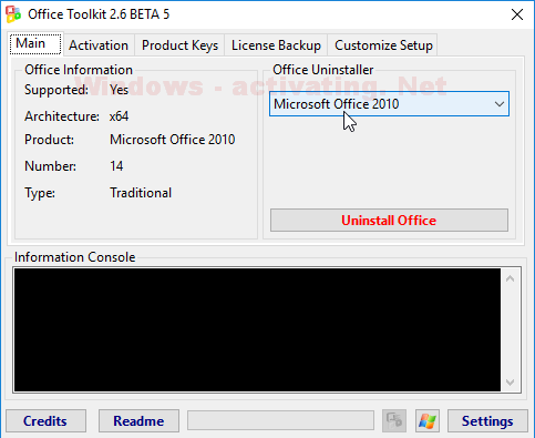 Microsoft Office 2010 Activator Kms