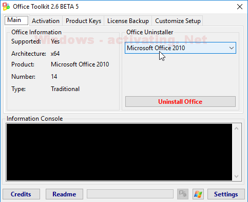 2010 ms office activator