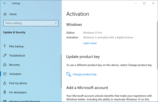 Windows 10 x64 activated